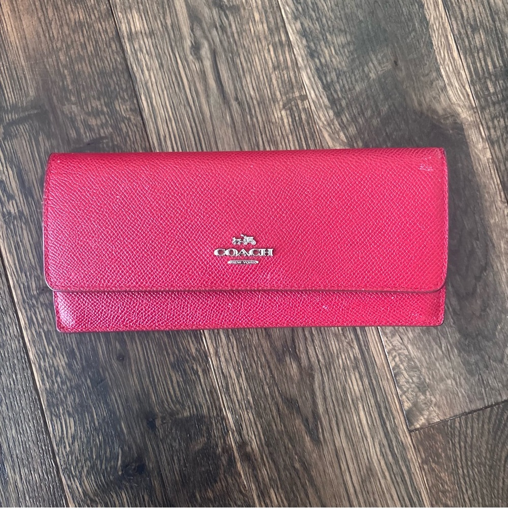 Coach heritage leather wallet